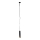 Chandelier on a string VALDA 1xGU10/60W/230V 132 cm black
