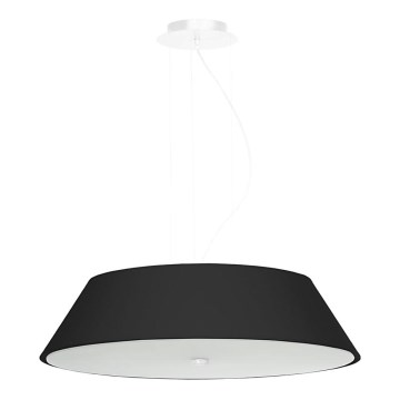 Chandelier on a string VEGA 5xE27/60W/230V d. 60 cm black