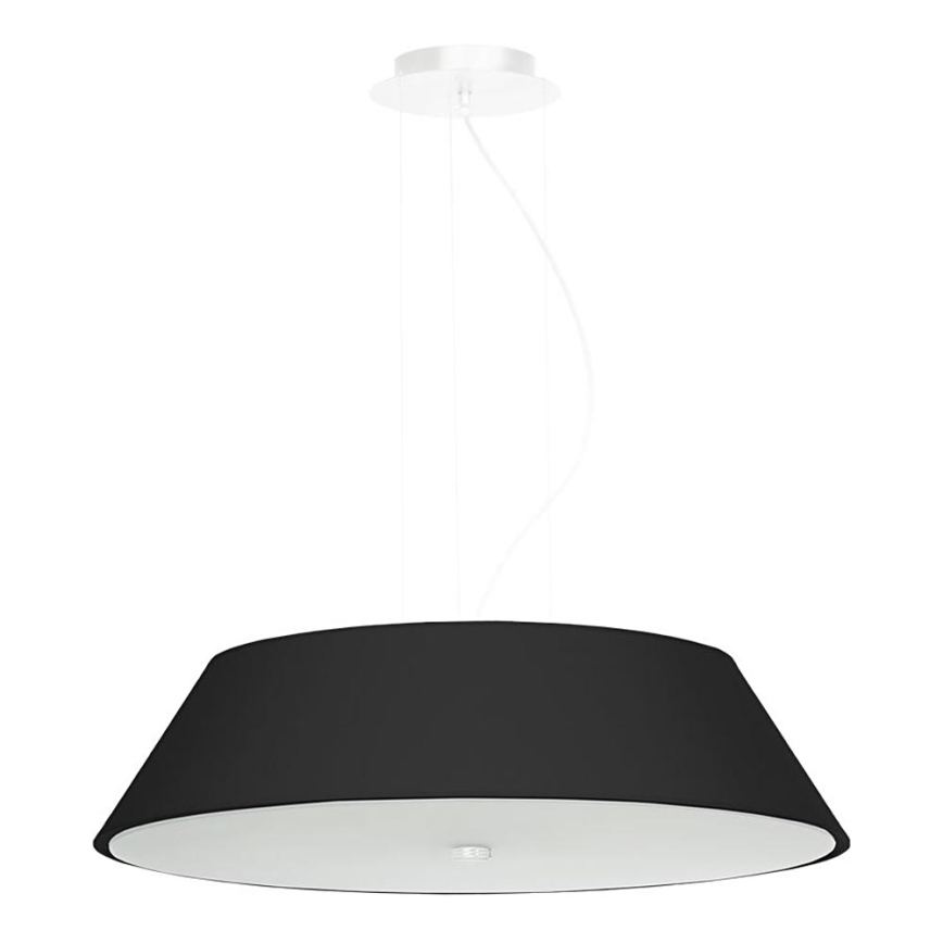 Chandelier on a string VEGA 5xE27/60W/230V d. 60 cm black