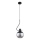 Chandelier on a string VELTO ENIGMA 1xE27/15W/230V black/smoky