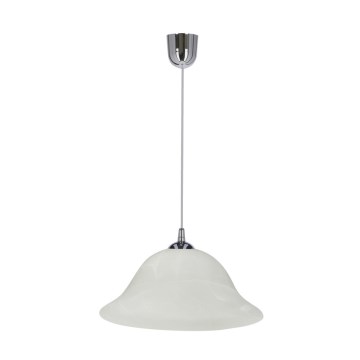 Chandelier on a string VERA 1xE27/60W/230V shiny chrome/white