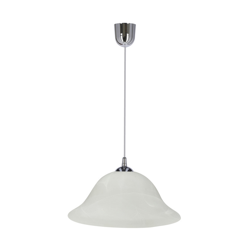 Chandelier on a string VERA 1xE27/60W/230V shiny chrome/white