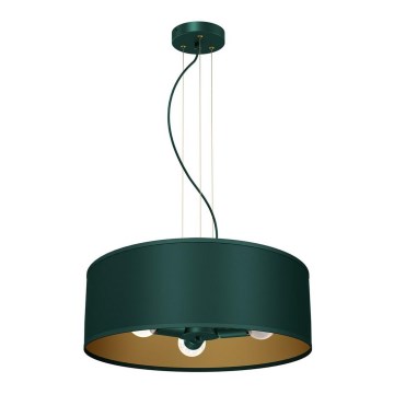 Chandelier on a string VERDE 3xE27/60W/230V green