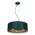 Chandelier on a string VERDE 3xE27/60W/230V green