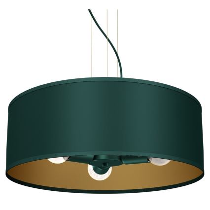 Chandelier on a string VERDE 3xE27/60W/230V green