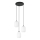 Chandelier on a string VERDI 3xE27/15W/230V d. 30 cm black/white
