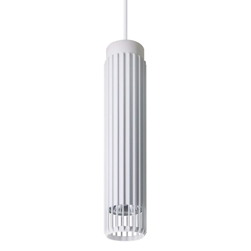 Chandelier on a string VERTICAL 1xGU10/8W/230V white