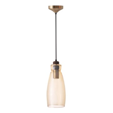 Chandelier on a string VETRO 1xE27/60W/230V beech