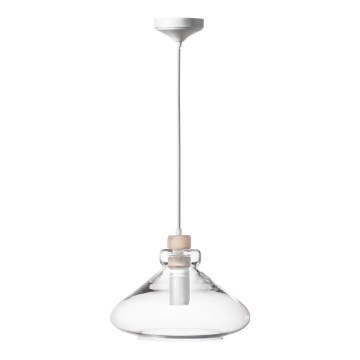 Chandelier on a string VETRO 1xE27/60W/230V beech