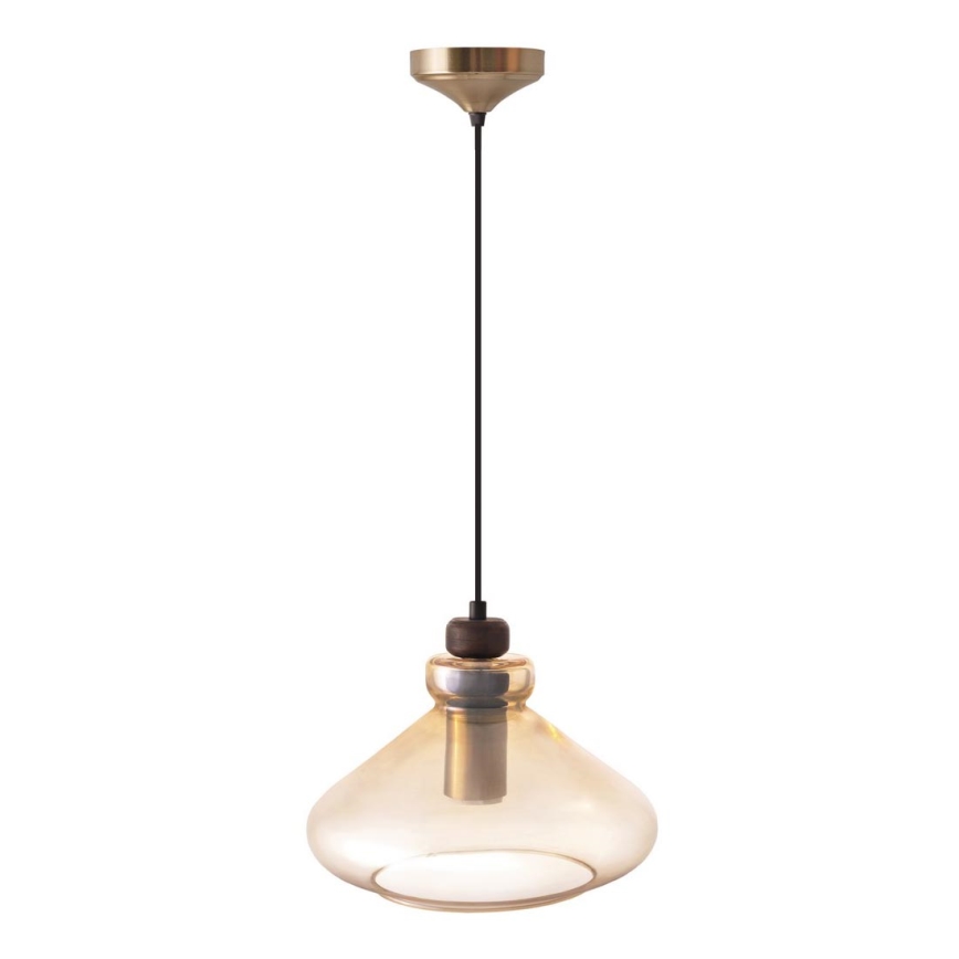 Chandelier on a string VETRO 1xE27/60W/230V beech