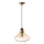 Chandelier on a string VETRO 1xE27/60W/230V beech