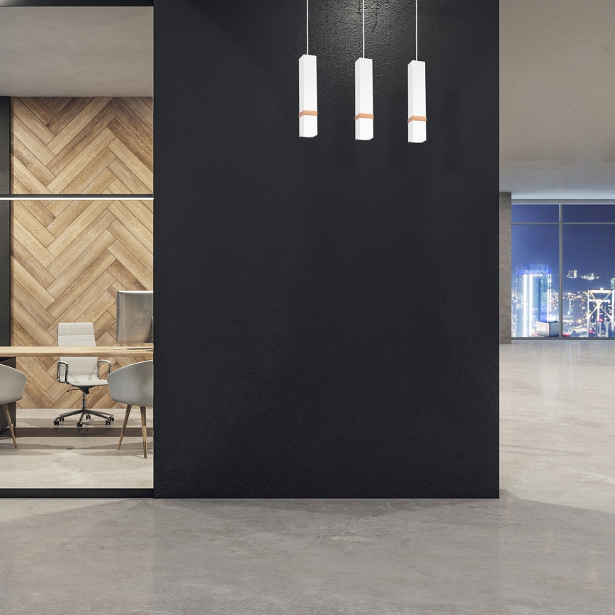 Chandelier on a string VIDAR 3xGU10/25W/230V