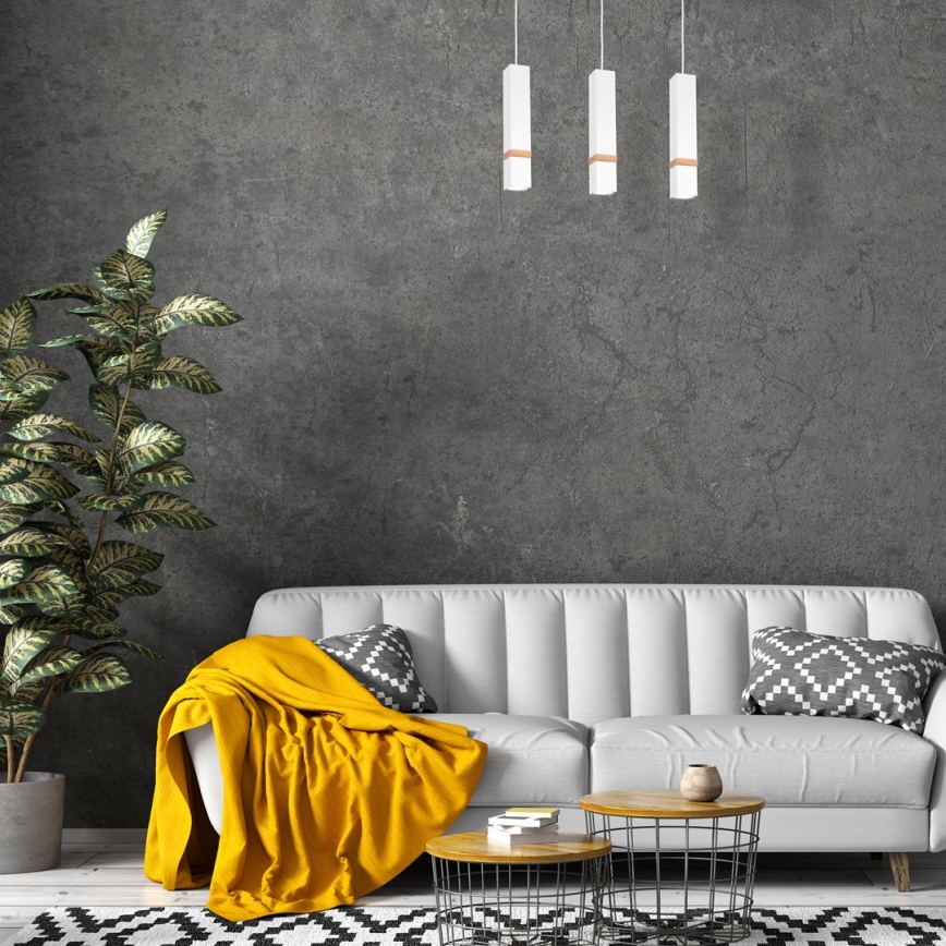 Chandelier on a string VIDAR 3xGU10/25W/230V