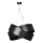 Chandelier on a string VIENO 3xE27/15W/230V black