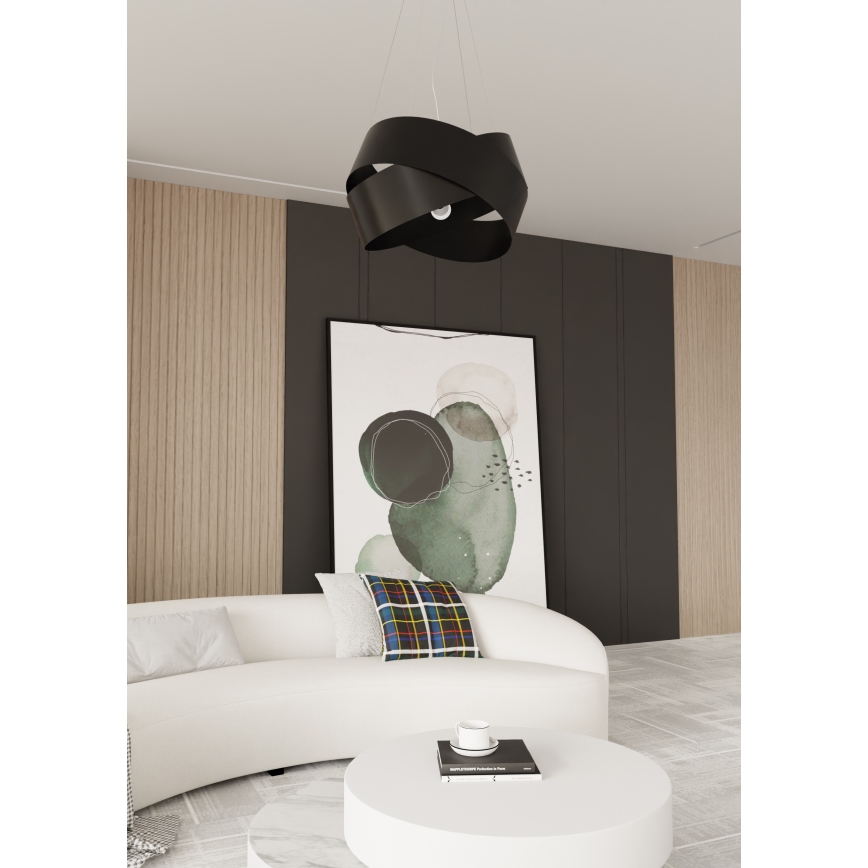 Chandelier on a string VIENO 3xE27/15W/230V black