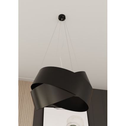 Chandelier on a string VIENO 3xE27/15W/230V black