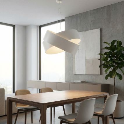 Chandelier on a string VIENO 3xE27/15W/230V white