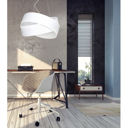 Chandelier on a string VIENO 3xE27/15W/230V white