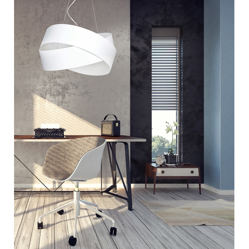 Chandelier on a string VIENO 3xE27/15W/230V white