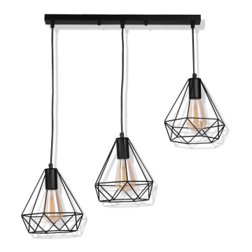 Chandelier on a string VIGO 3xE27/20W/230V