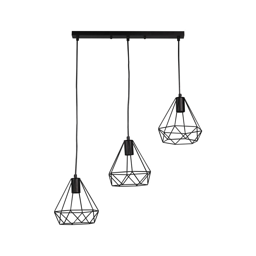Chandelier on a string VIGO 3xE27/20W/230V