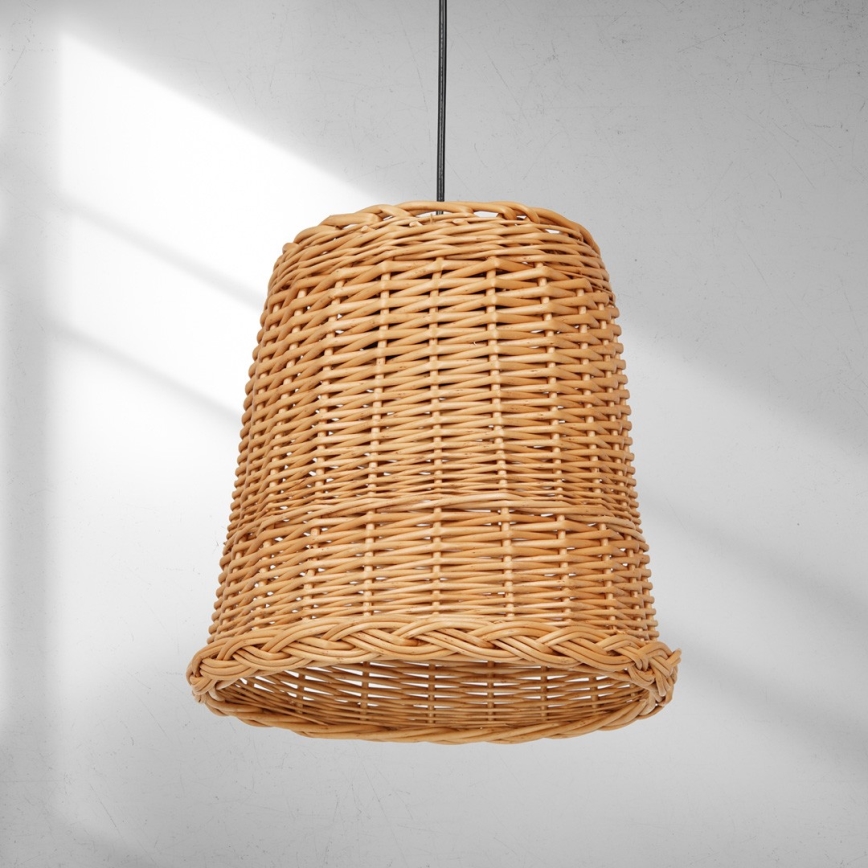 Chandelier on a string VIMINI 1xE27/40W/230V rattan