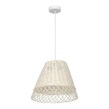 Chandelier on a string VIMINI 1xE27/40W/230V rattan