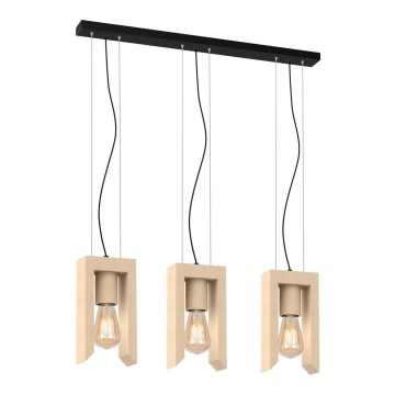 Chandelier on a string VINCENZO 3xE27/60W/230V