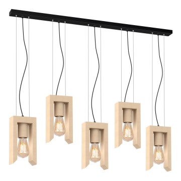 Chandelier on a string VINCENZO 5xE27/60W/230V
