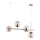 Chandelier on a string VINCI 4xE14/40W/230V