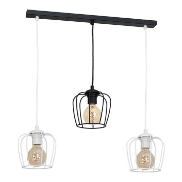 Chandelier on a string VINTAGE 3xE27/60W/230V