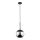 Chandelier on a string VOLDA 1xE27/60W/230V black