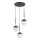 Chandelier on a string VOLDA 3xE14/10W/230V d. 44 cm black