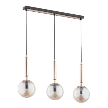 Chandelier on a string VOLDA 3xE14/40W/230V brass