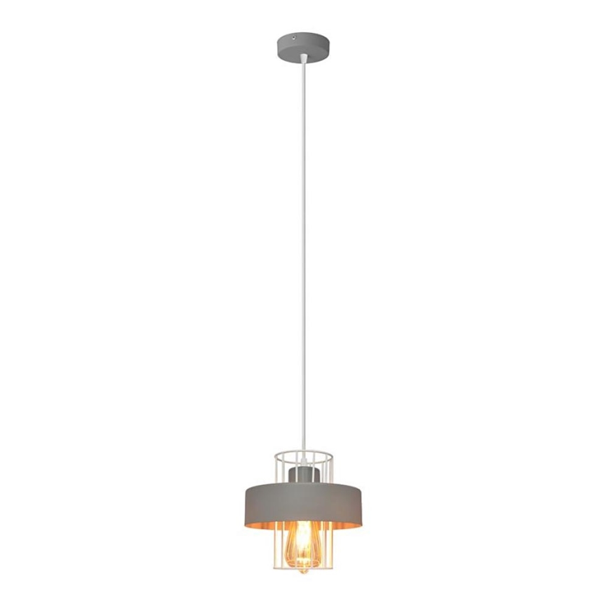Chandelier on a string VOLTA 1xE27/15W/230V grey