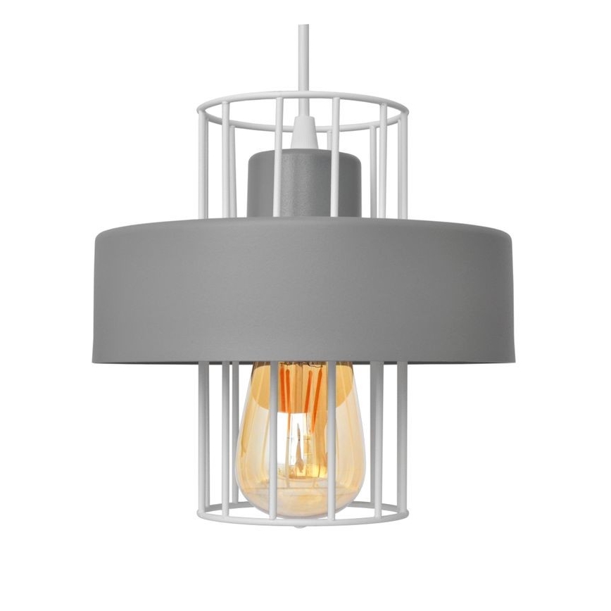 Chandelier on a string VOLTA 1xE27/15W/230V grey