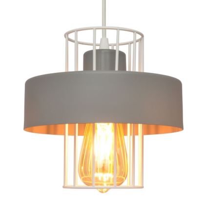 Chandelier on a string VOLTA 1xE27/15W/230V grey