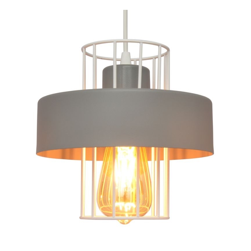 Chandelier on a string VOLTA 1xE27/15W/230V grey