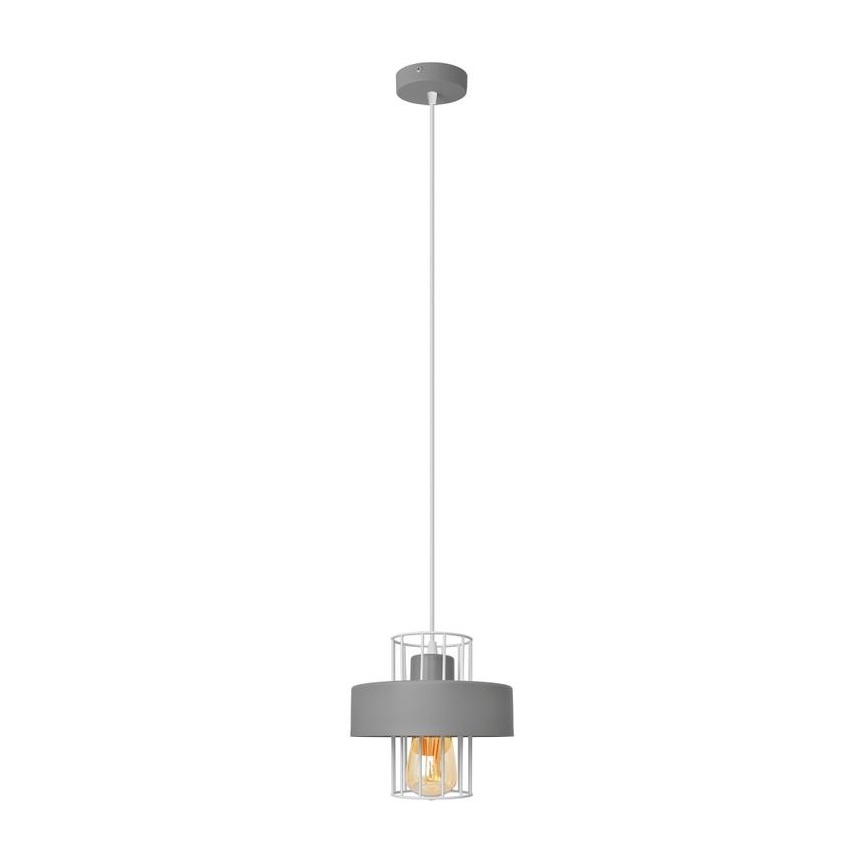 Chandelier on a string VOLTA 1xE27/15W/230V grey
