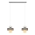 Chandelier on a string VOLTA 2xE27/15W/230V grey