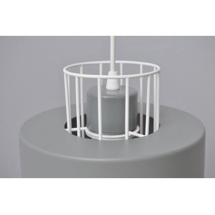 Chandelier on a string VOLTA 3xE27/15W/230V d. 42 cm grey