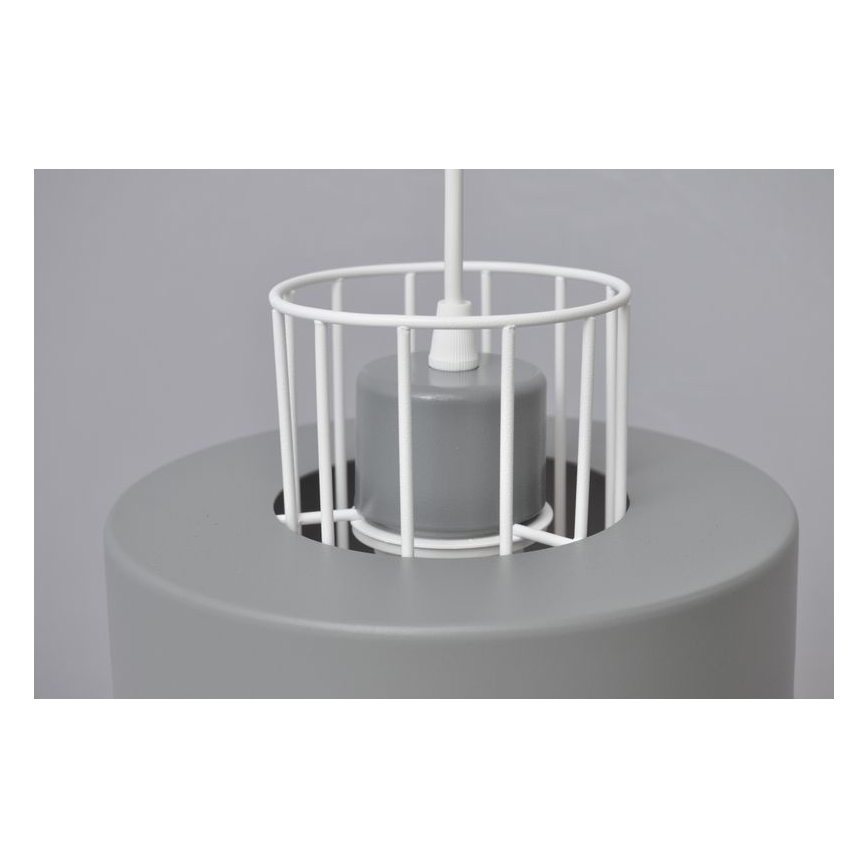 Chandelier on a string VOLTA 3xE27/15W/230V d. 42 cm grey