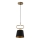 Chandelier on a string VOLUTTO 1xE27/60W/230V black/copper