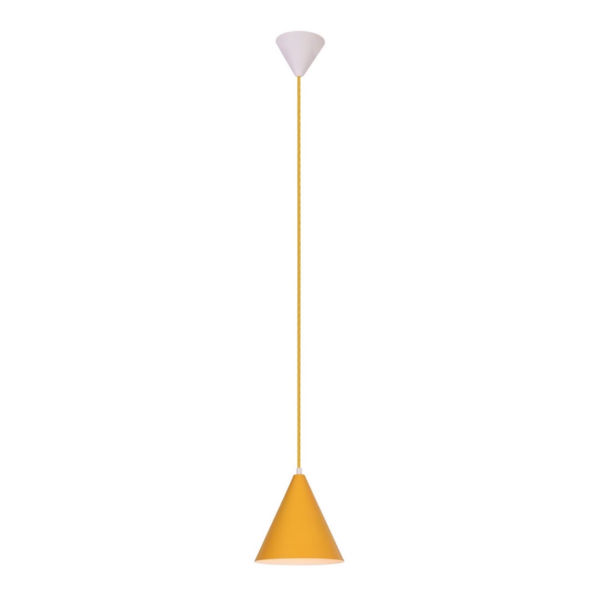 Chandelier on a string VOSS 1xE27/40W/230V yellow/white