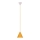 Chandelier on a string VOSS 1xE27/40W/230V yellow/white