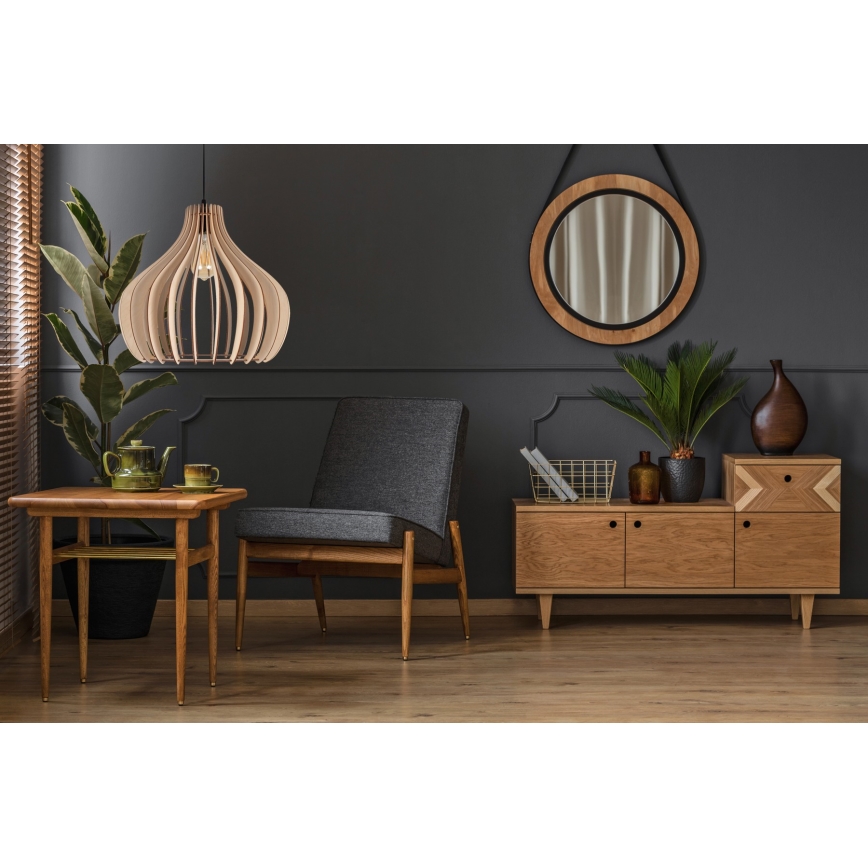 Chandelier on a string WILL 1xE27/60W/230V black