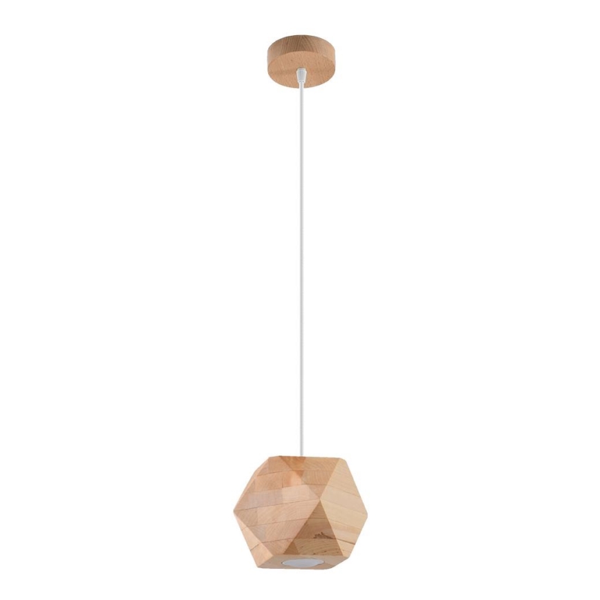 Chandelier on a string WOODY 1xGU10/40W/230V oak
