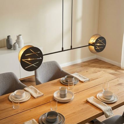 Chandelier on a string XOTIC 2xE27/15W/230V black