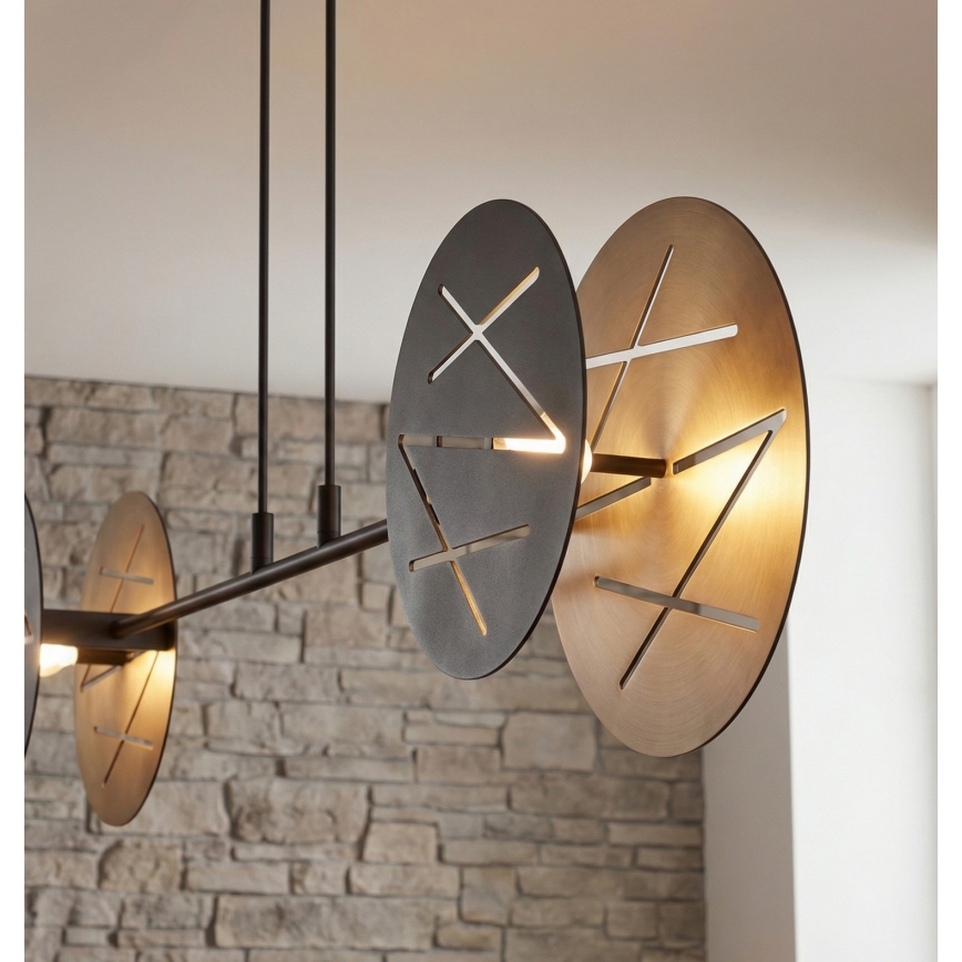 Chandelier on a string XOTIC 2xE27/15W/230V black