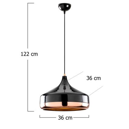 Chandelier on a string YILDO 1xE27/40W/230V